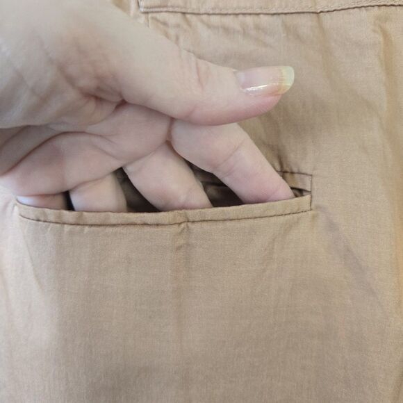 Max Mara Silk Blend Satin Dressy Pants Women's SZ 8 Rose Gold Business Casual - Picture 4 of 12